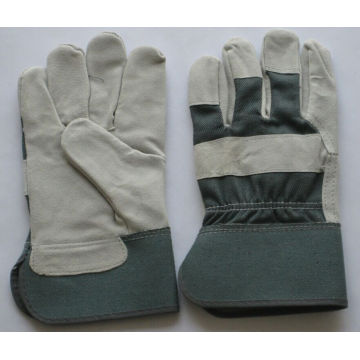 Cow Split Leather Full Palm Work Glove-3056.06